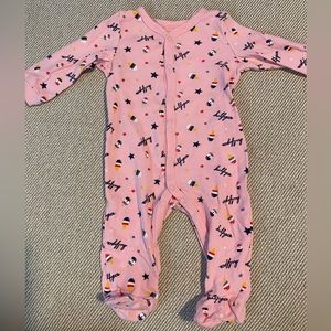 Tommy Hilfiger Baby Girls Sleeper Outfit Size 3-6 months